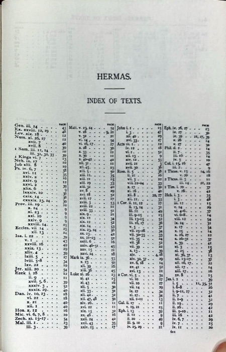 Fathers of the Second Century — Hermas; Tatian; Athenagoras; Theophilus; Clement of Alexandria, Vol. 1 — index page 4
