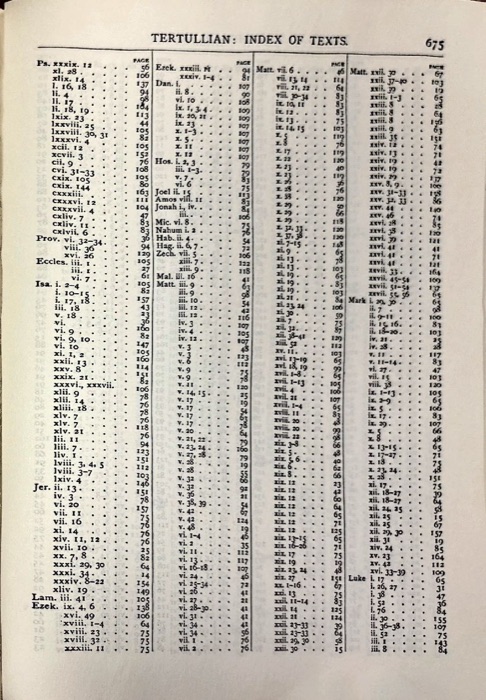 Tertullian, Part Fourth; Minucius Felix; Commodian; Origen, Parts First and Second — index page 4