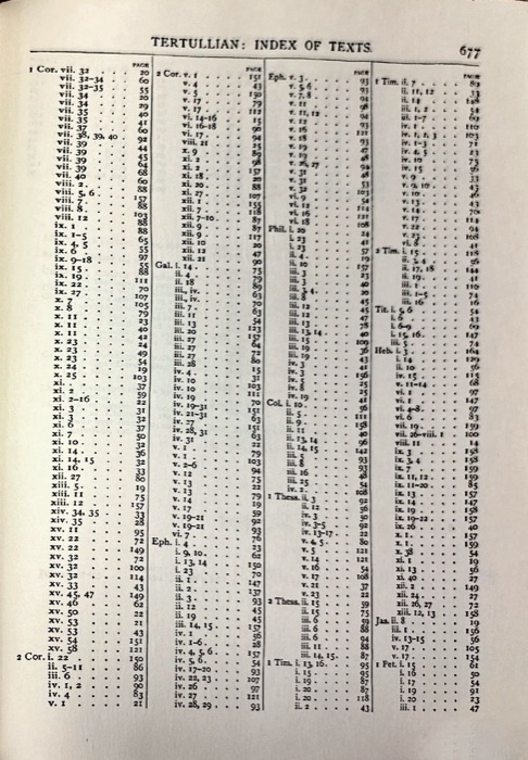 Tertullian, Part Fourth; Minucius Felix; Commodian; Origen, Parts First and Second — index page 6