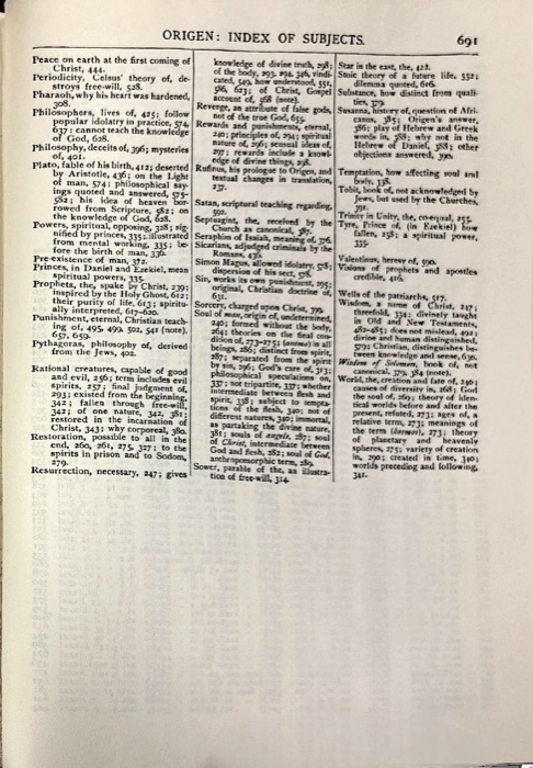 Tertullian, Part Fourth; Minucius Felix; Commodian; Origen, Parts First and Second — index page 12