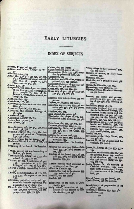 Lactantius; Venantius; Asterius; Victorinus; Dionysius; Apostolic Teaching and Constitutions; Homily and Liturgies — index page 18