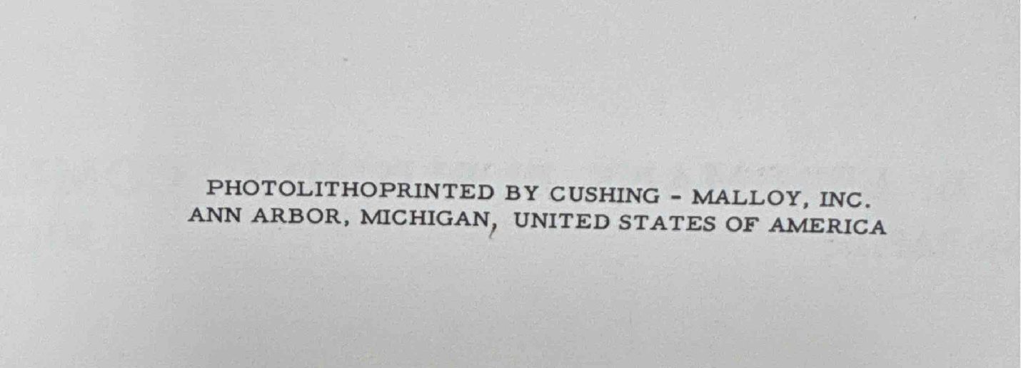 Bibliographical Synopsis; General Index — Colophon