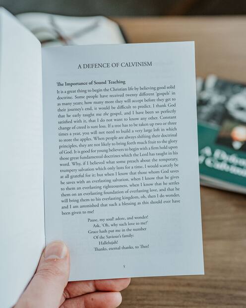A Defence of Calvinism — Interior page