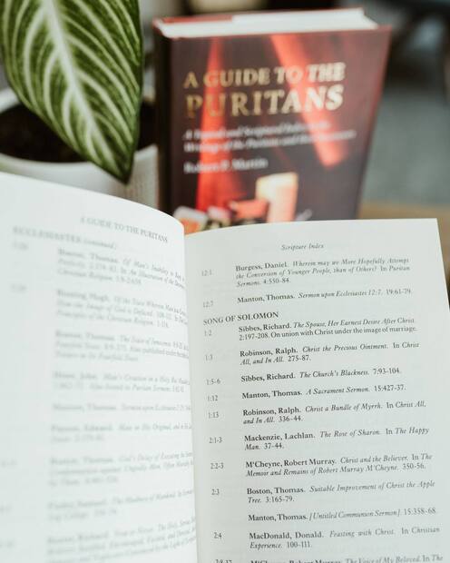A Guide to the Puritans — Interior page