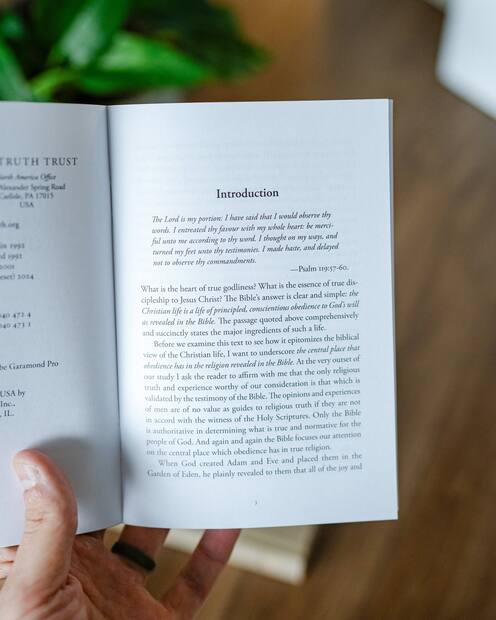 A Life of Principled Obedience — Interior page