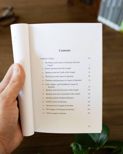 Apostasy from the Gospel — Interior page