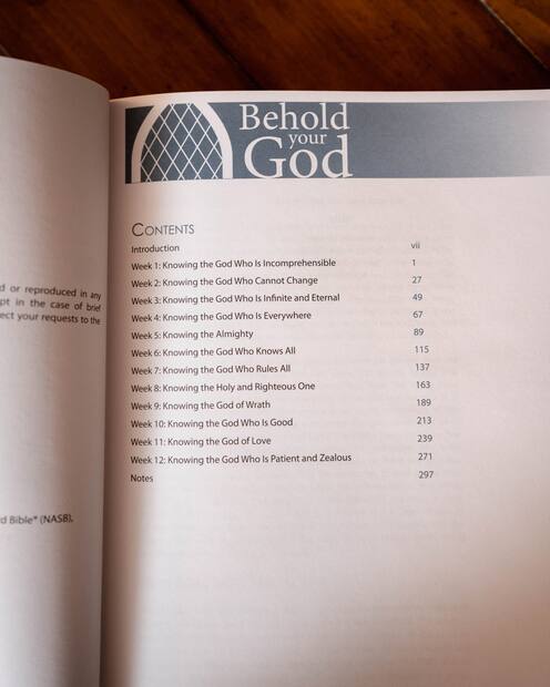 Behold Your God: The Weight of Majesty — Interior page