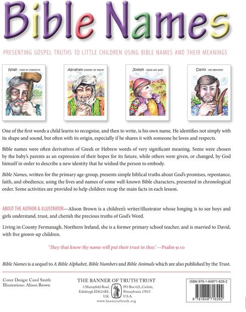 Bible Names — Back cover
