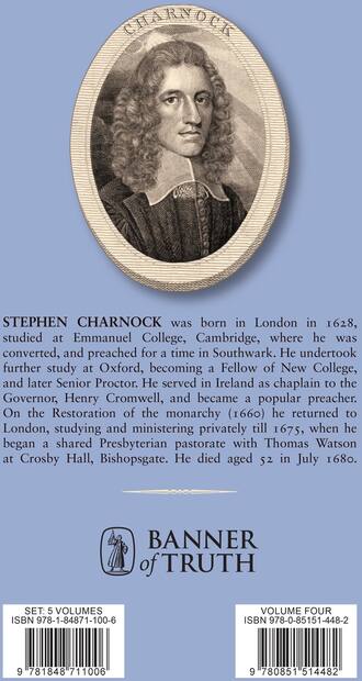 The Knowledge of God and Christ, and the Lord's Supper — Back cover