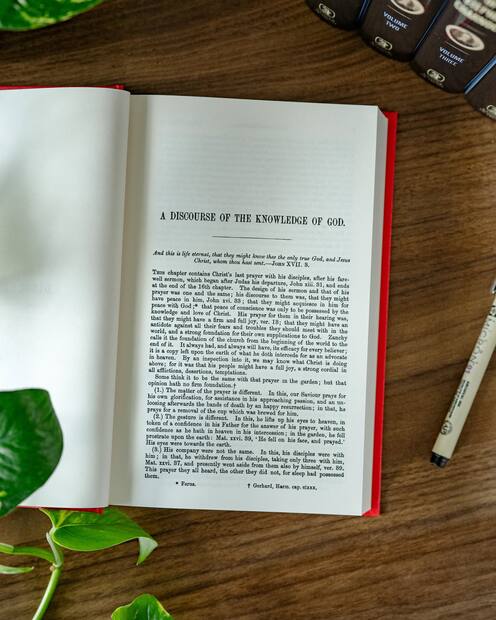 The Knowledge of God and Christ, and the Lord's Supper — Interior page