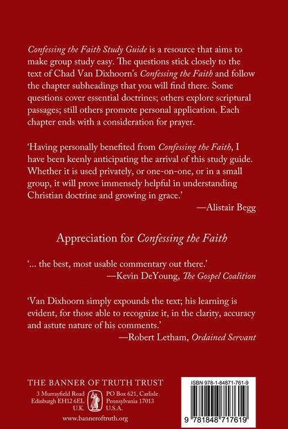 Confessing the Faith Study Guide — Back cover