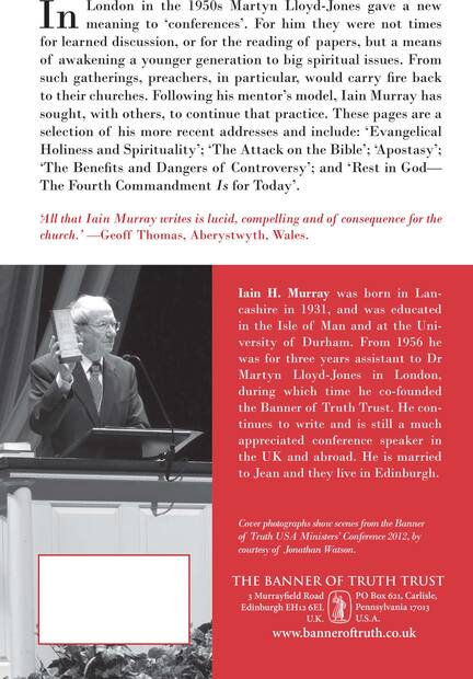 Evangelical Holiness — Back cover