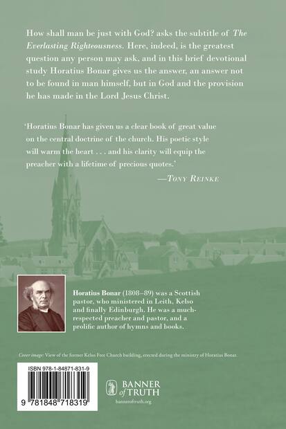 Everlasting Righteousness — Back cover