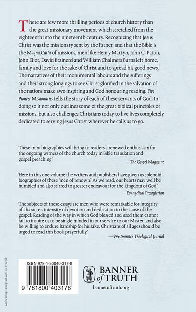 Five Pioneer Missionaries — Interior page
