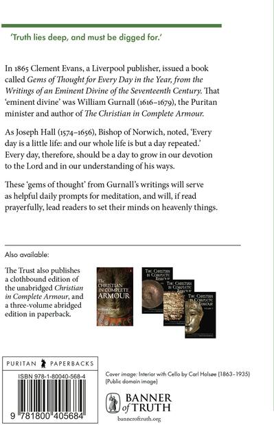 Gems of Thought — Back cover