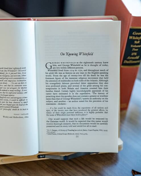 George Whitefield — Interior page