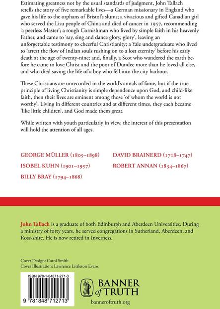 God Made Them Great — Back cover
