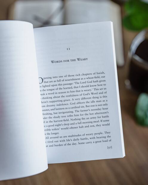 God’s Light on Dark Clouds — Interior page