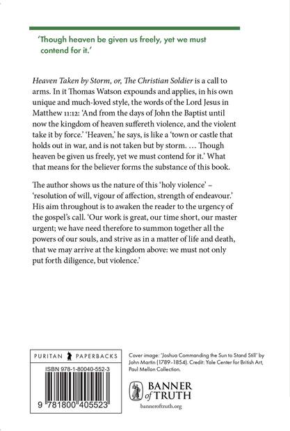 Heaven Taken By Storm — Back cover