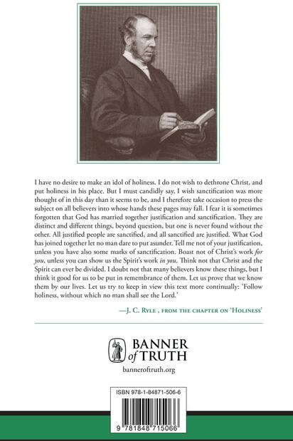 Holiness — Back cover