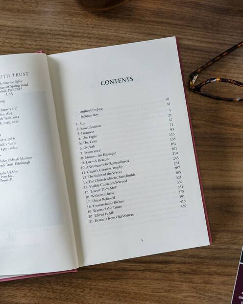Holiness — Interior page