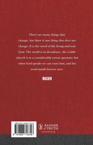 J. Gresham Machen — Back cover