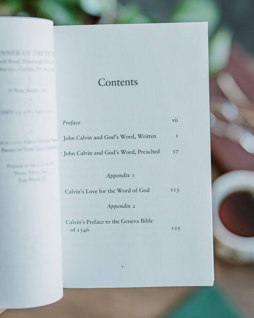 John Calvin, Man of God’s Word — Interior page