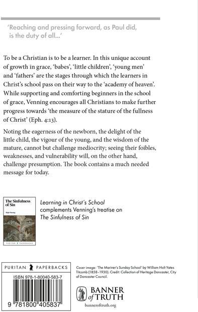 Learning in Christ’s School — Back cover