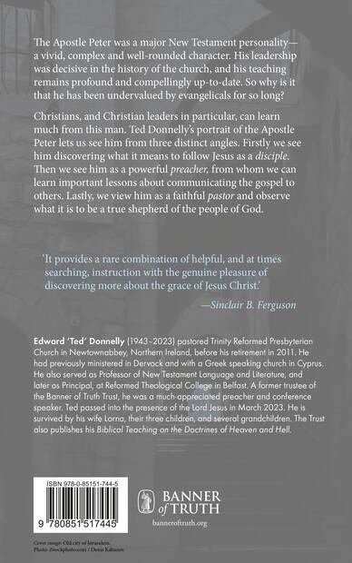 Peter: Eyewitness of His Majesty — Back cover