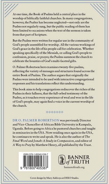 Psalms for All Seasons — Back cover