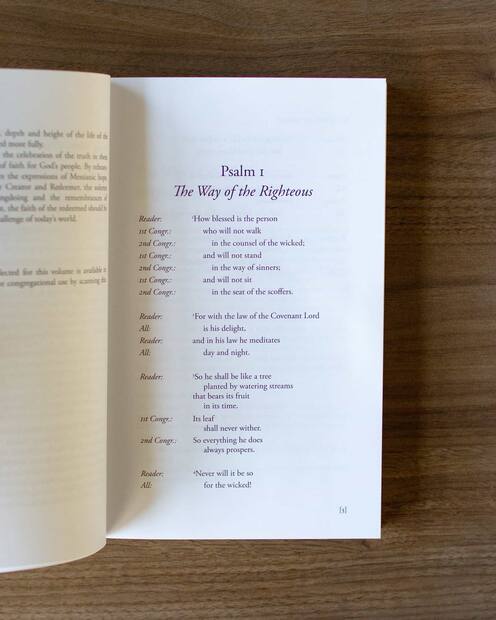 Psalms for All Seasons — Interior page