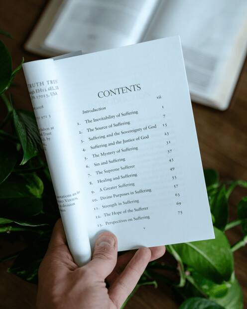 Sickness, Suffering and Scripture — Interior page