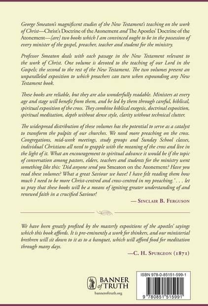 The Apostles’ Doctrine of the Atonement — Back cover