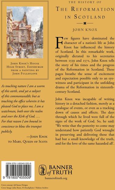 The History of the Reformation in Scotland — Back cover