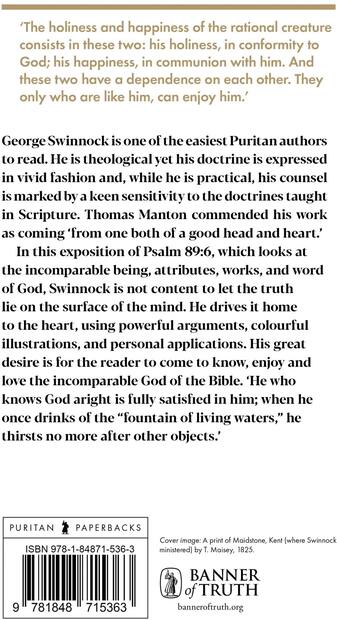 The Incomparableness of God — Interior page