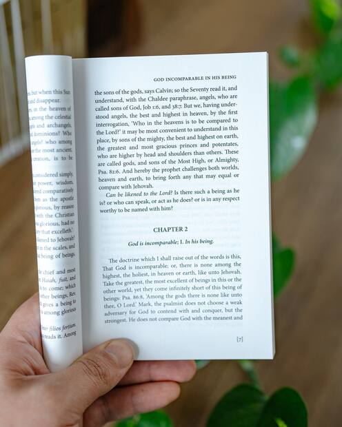 The Incomparableness of God — Interior page