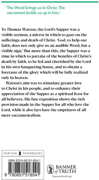 The Lord’s Supper — Back cover