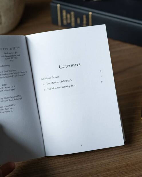 The Minister’s Self-Watch — Interior page