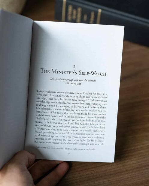 The Minister’s Self-Watch — Interior page