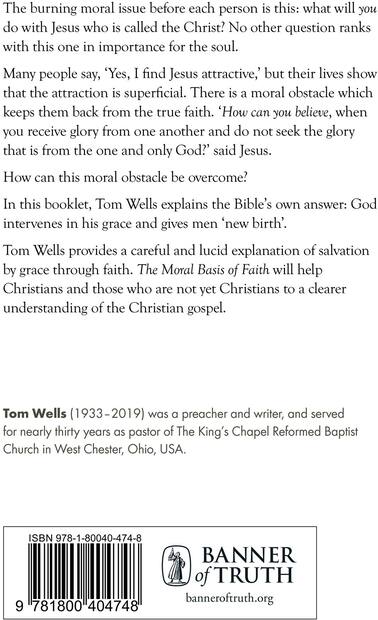 The Moral Basis of Faith — Back cover