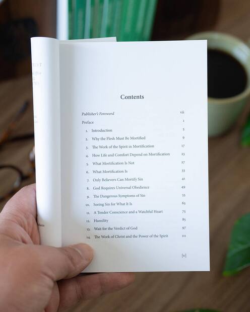 The Mortification of Sin — Interior page