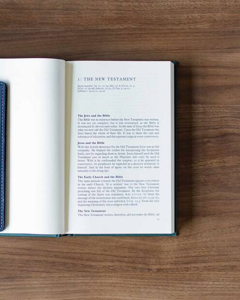 The New Testament — Interior page