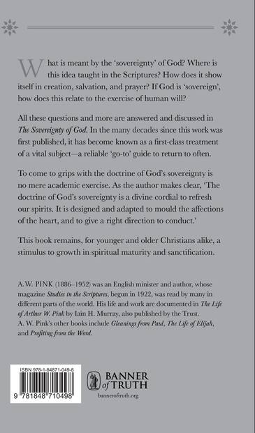The Sovereignty of God — Back cover