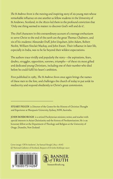 The St Andrews Seven — Back cover