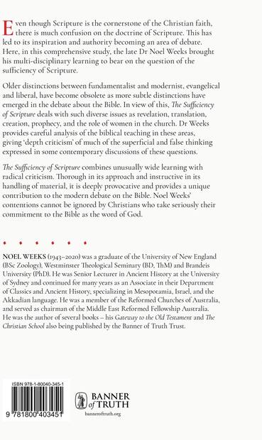 The Sufficiency of Scripture — Interior page