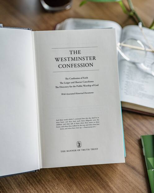 The Westminster Confession — Interior page