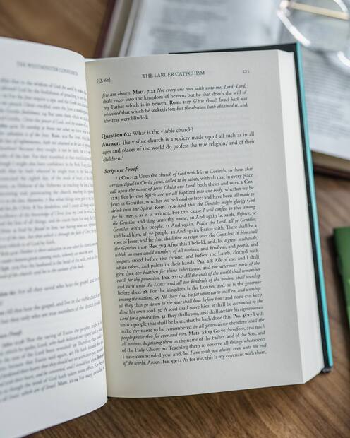 The Westminster Confession — Interior page