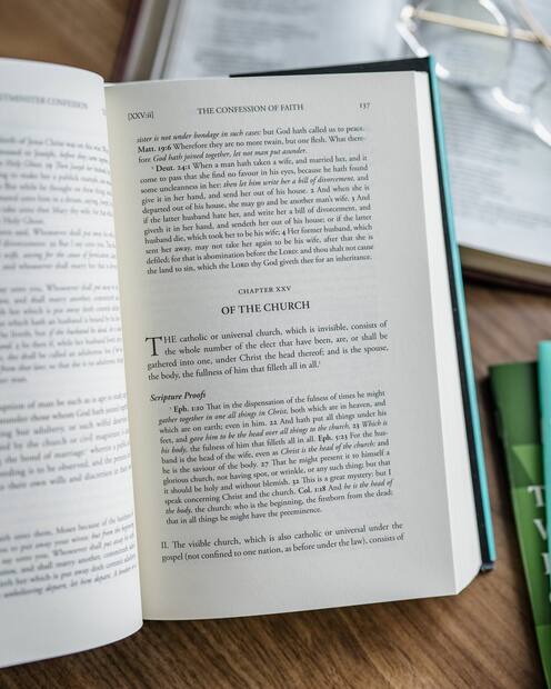 The Westminster Confession — Interior page