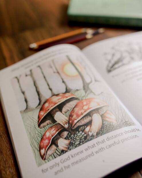 The Work of His Fingers — Interior page