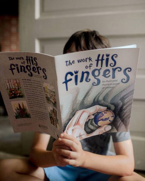 The Work of His Fingers — Interior page